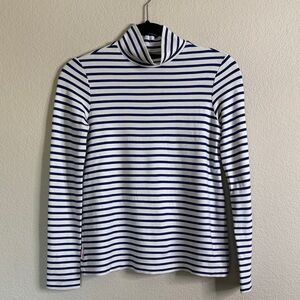 Bimba Y Lola turtleneck Sz XS blue striped EUC